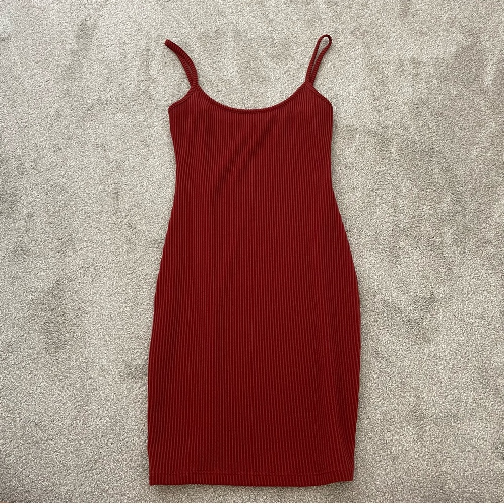Spaghetti Strap Mini Dress 🍂
